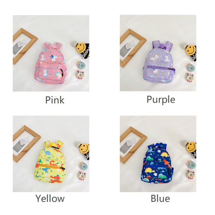 Balo Đi Học Họa Tiết Khủng Long Hoạt Hình Đáng Yêu Cho Trẻ Em