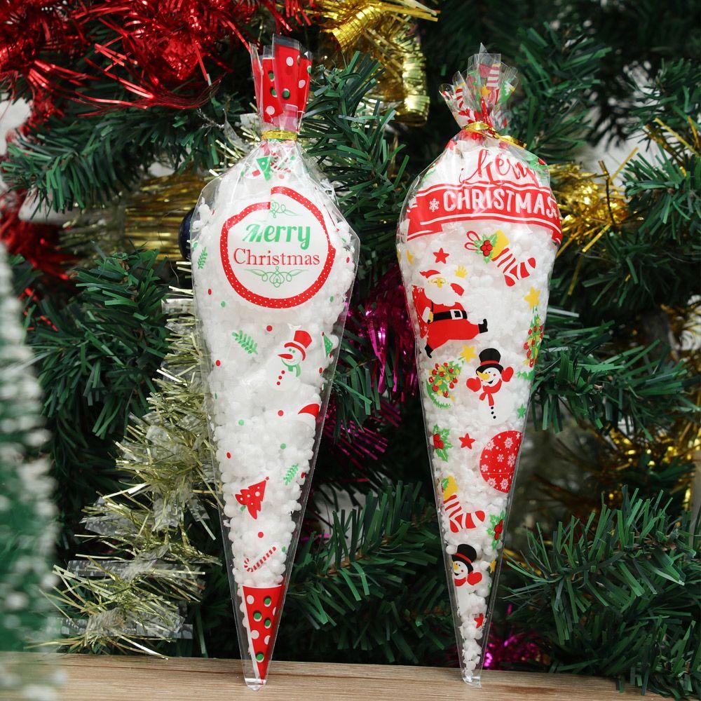 Bộ 100 Túi Đựng Bắp Rang Bơ / Kẹo Tiện Dụng Cho Tiệc Cưới / Giáng Sinh