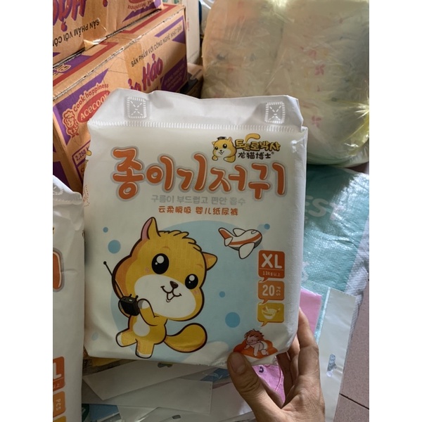 Bỉm xuất Hàn Dr Totoro dán/quần đủ size dán S60