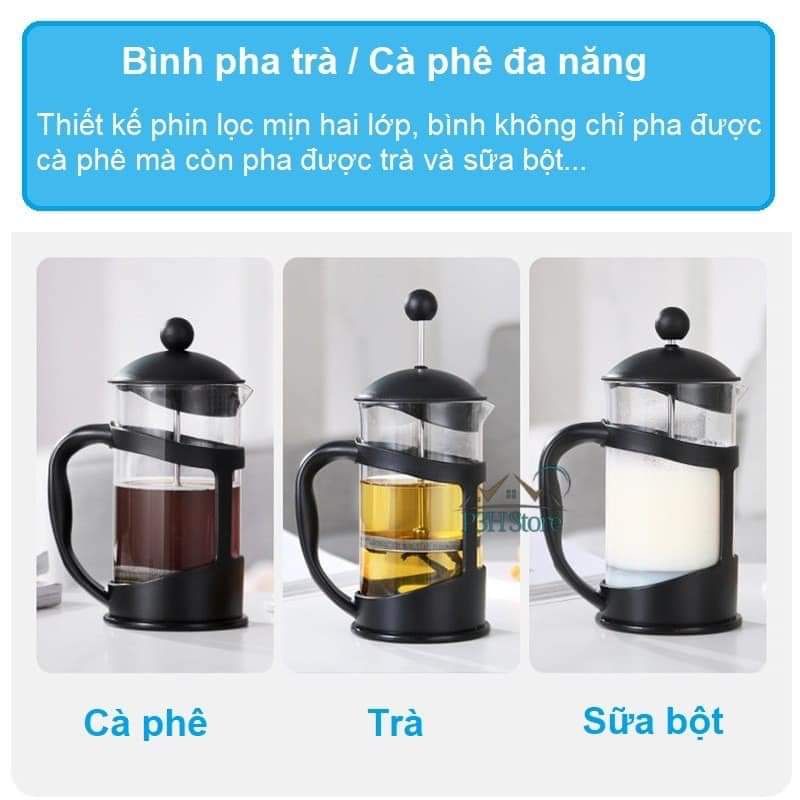 Bình pha cà phê Pháp Lock&amp;lock 800ml LLG018