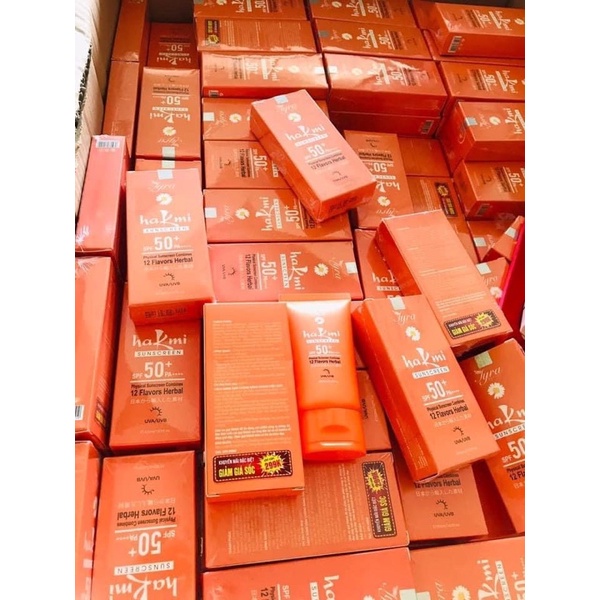 Kem Chống Nắng HAKMI Suncreen Tyra Beauty( tặng kèm 1 toner và 1 tẩy trang)