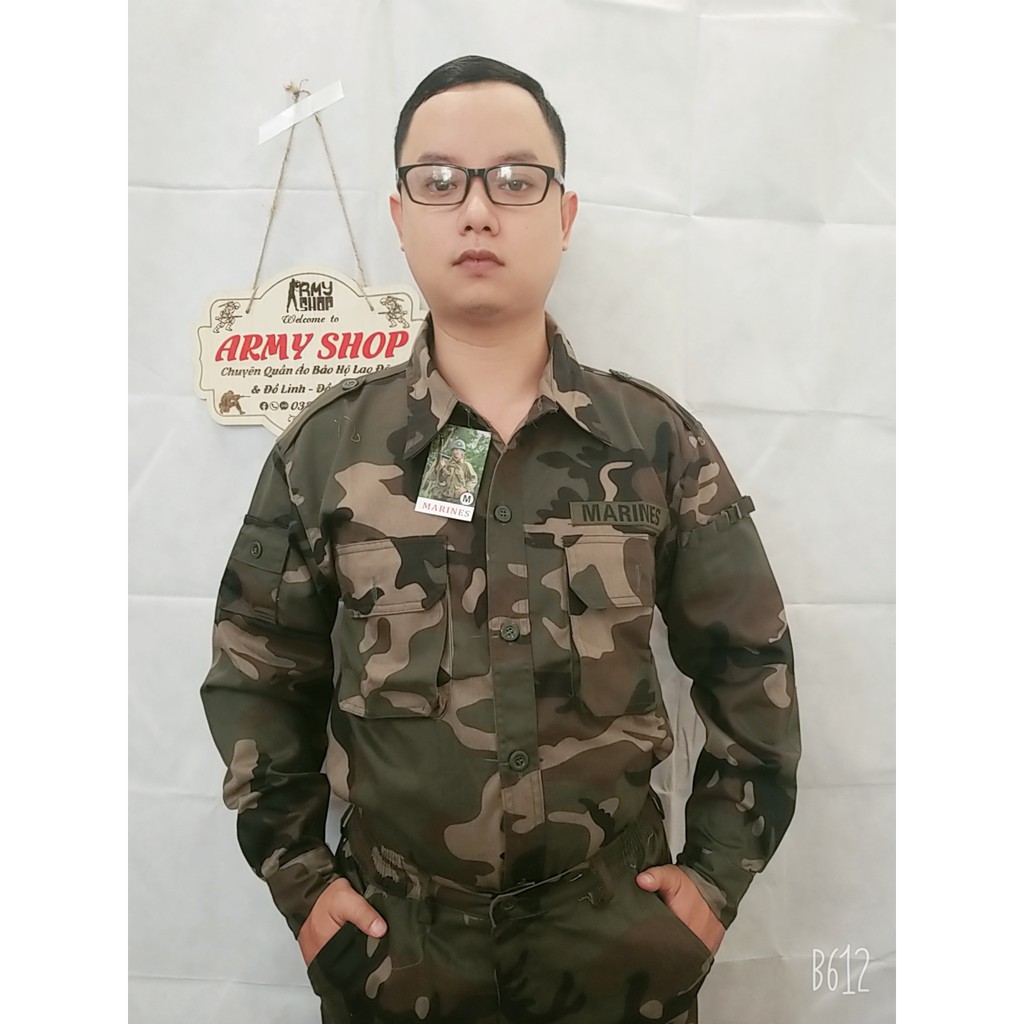 Bộ Quần Áo KAKI US ARMY RẰN RI NÂU  ( LOẠI CAO CẤP )