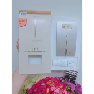 Set phấn phủ kem lót Geo Essence Two Way Matt