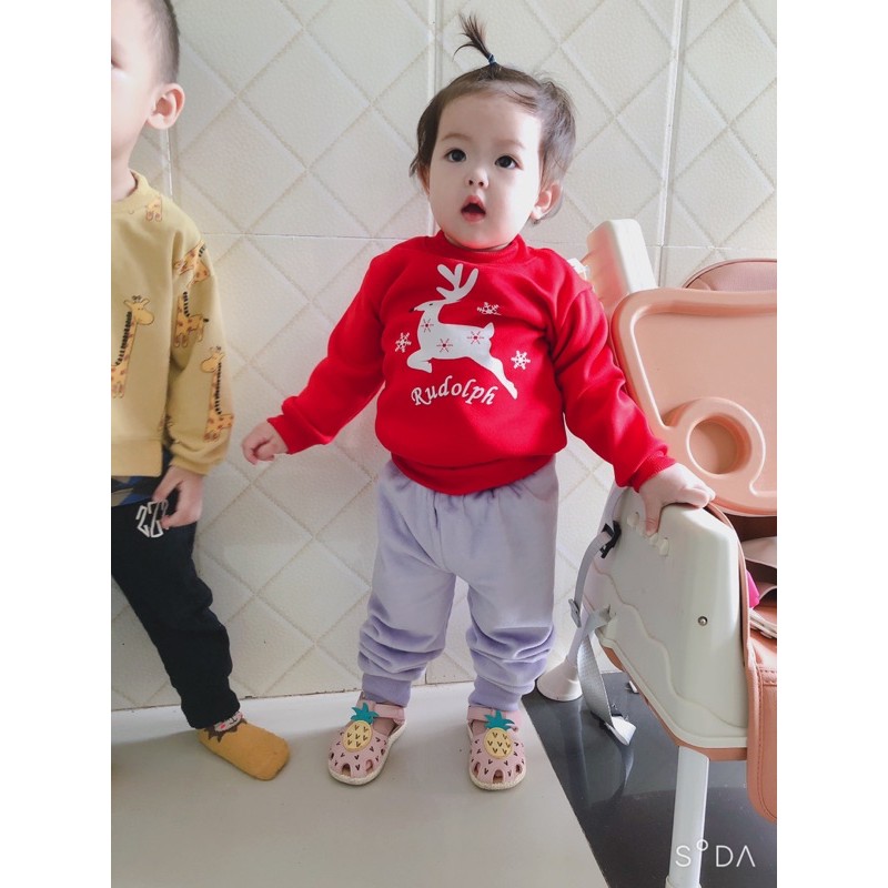 Áo noel tuần lộc cho bé