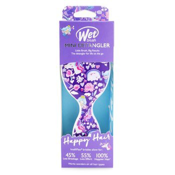 Lược gỡ rối Wet Brush Happy Hair Detangling Mermaids &amp; Unicorns (có hộp đi kèm)