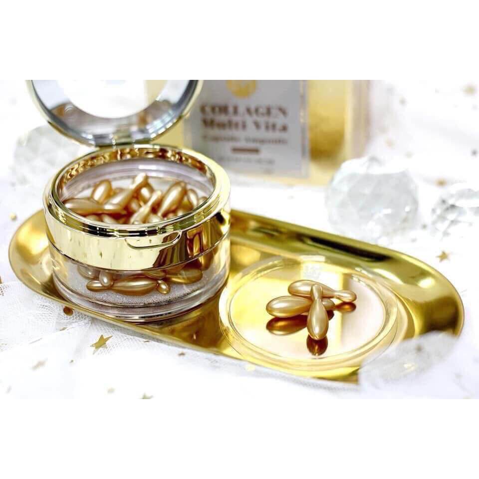 Tinh Chất Collagen Tươi JM Collagen Multi Vita Capsule Ampoule 400mg