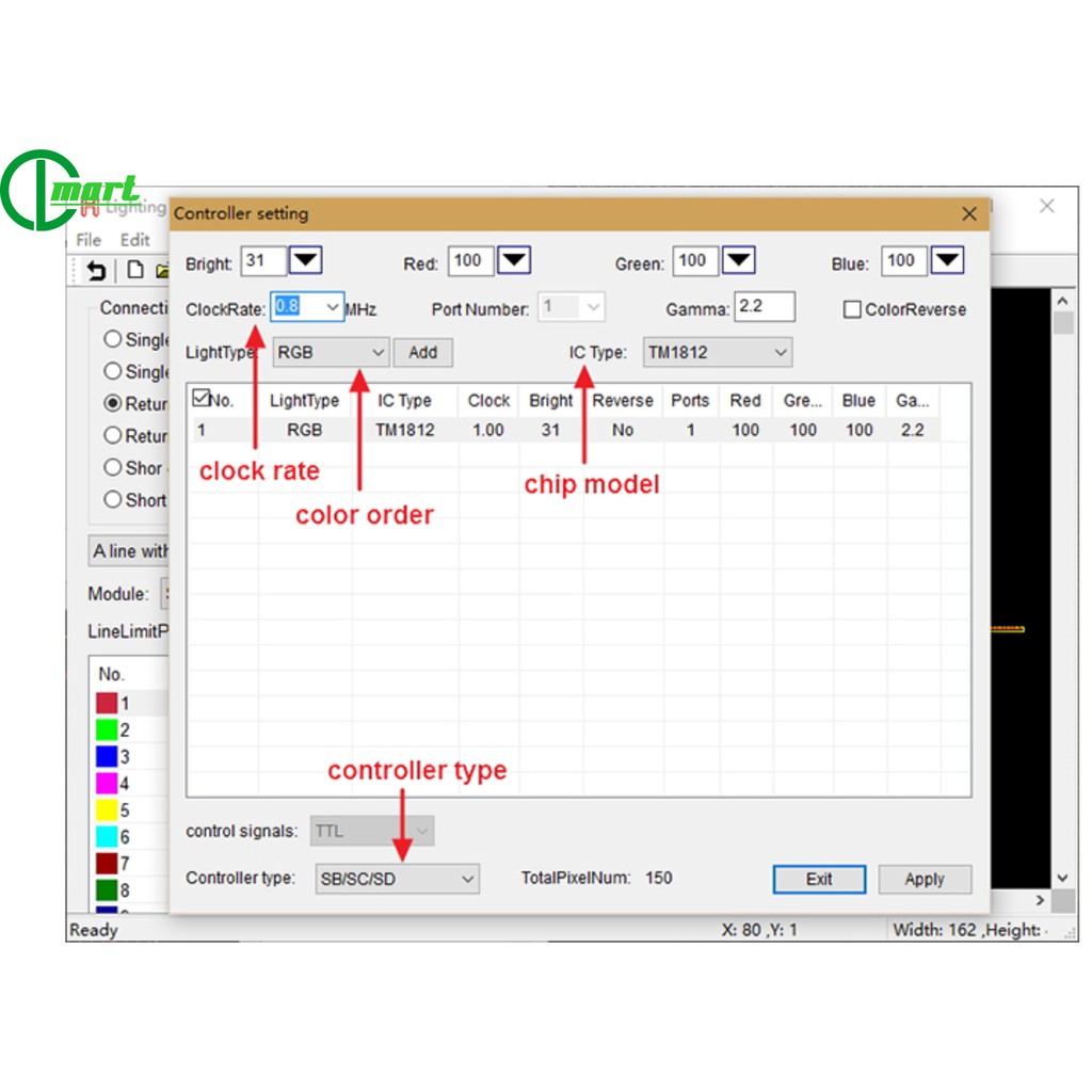 Bộ Điều khiển H801SB ( cùng chức năng thay thế cho bộ T1000)