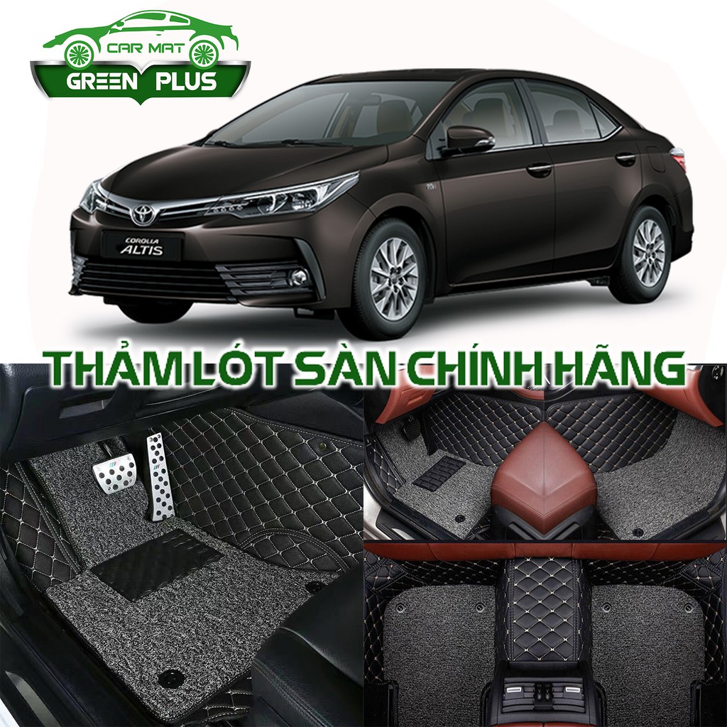 Thảm lót sàn ô tô 6D Toyota Altis 2014-2018 chống nước, không mùi, phủ kín 90% sàn xe