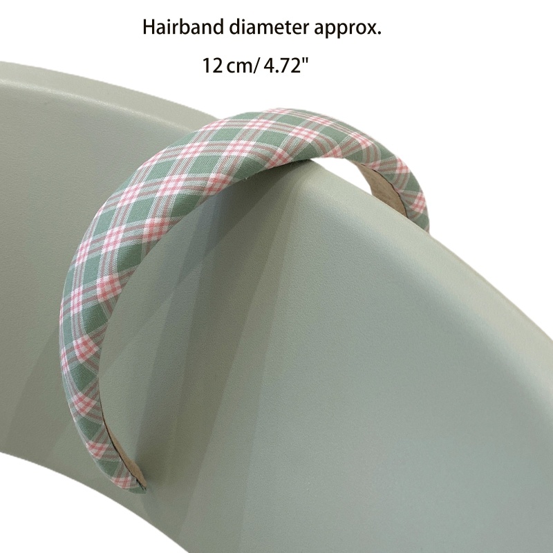 Flgo Băng Đô Vải Xốp Xếp Ly Tăng Chiều Cao Cá Tính Cho Cài Tóc