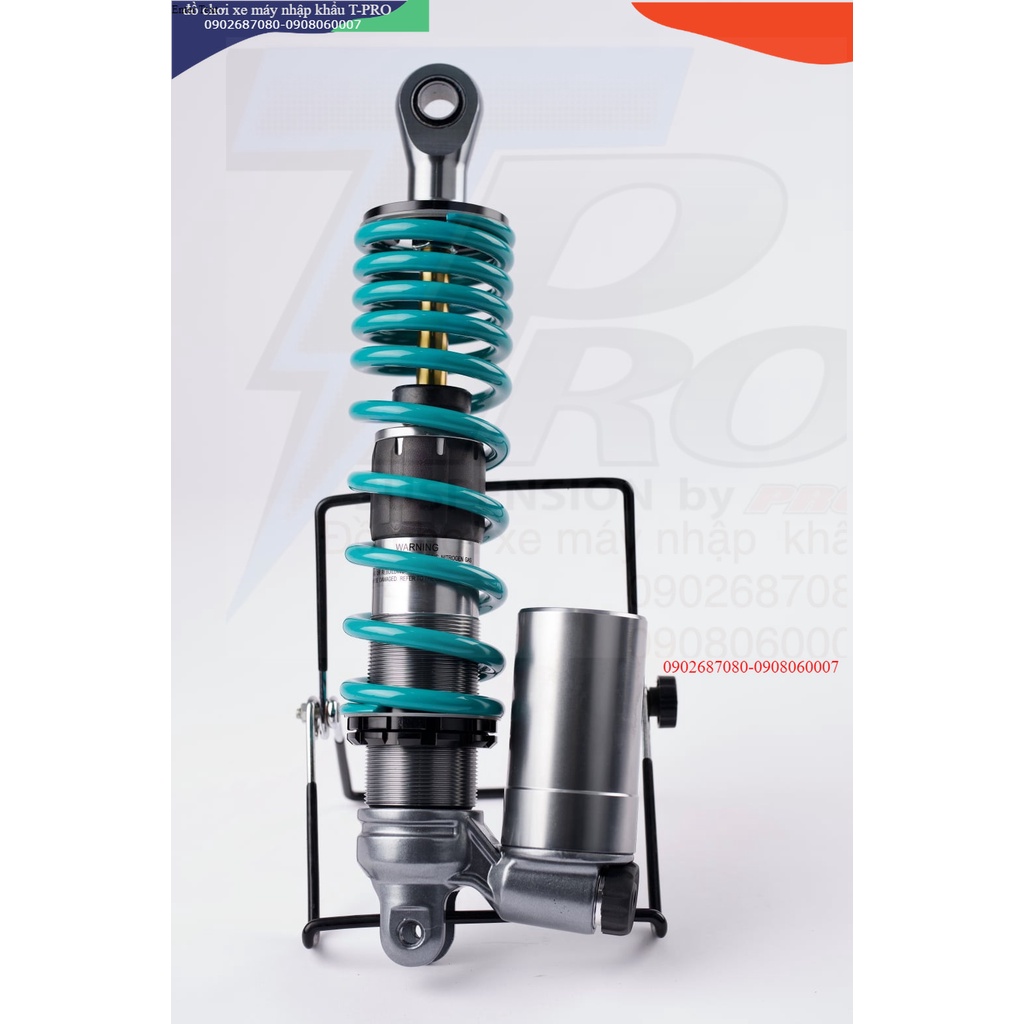 Phuộc sau bình dầu phuột giảm sốc Nitron dành cho xe Click  -  Vario  - Luvias ._Dochoixemaynhapkhau