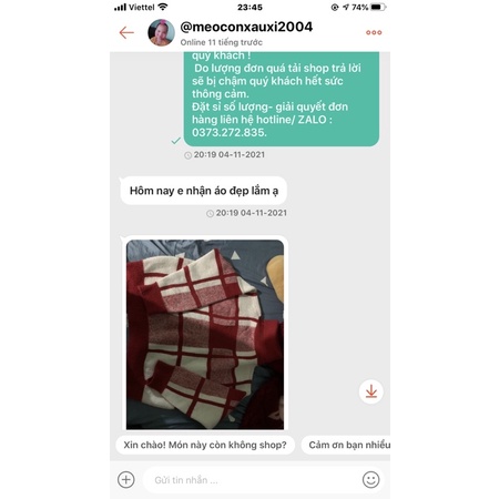 Áo gile len đầu vụ khách livestream | BigBuy360 - bigbuy360.vn