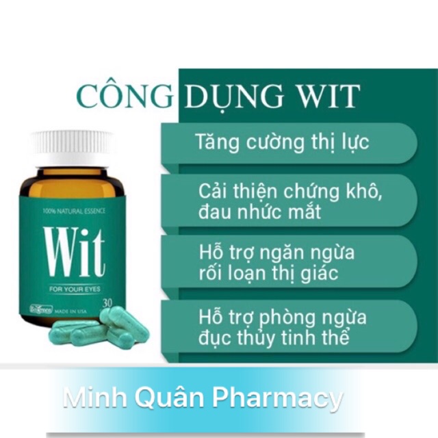 Thuốc bổ mắt WIT 30 viên