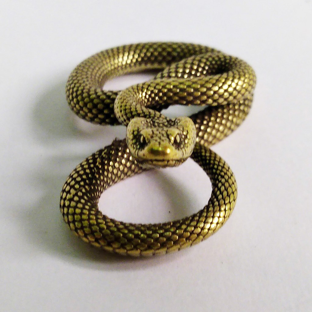 Tượng rắn mini bằng đồng giá rẻ làm phụ kiện tiểu cảnh, phụ kiện bàn trà, trang trí bonsai, làm móc khóa | BigBuy360 - bigbuy360.vn