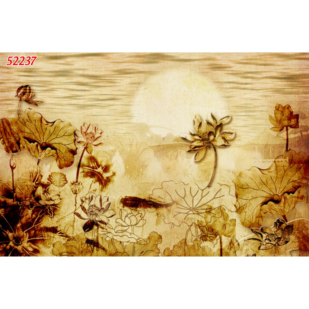 Tranh Trúc Chỉ Dán Phòng Thờ, Bàn Thờ 3D tặng kèm phụ kiện