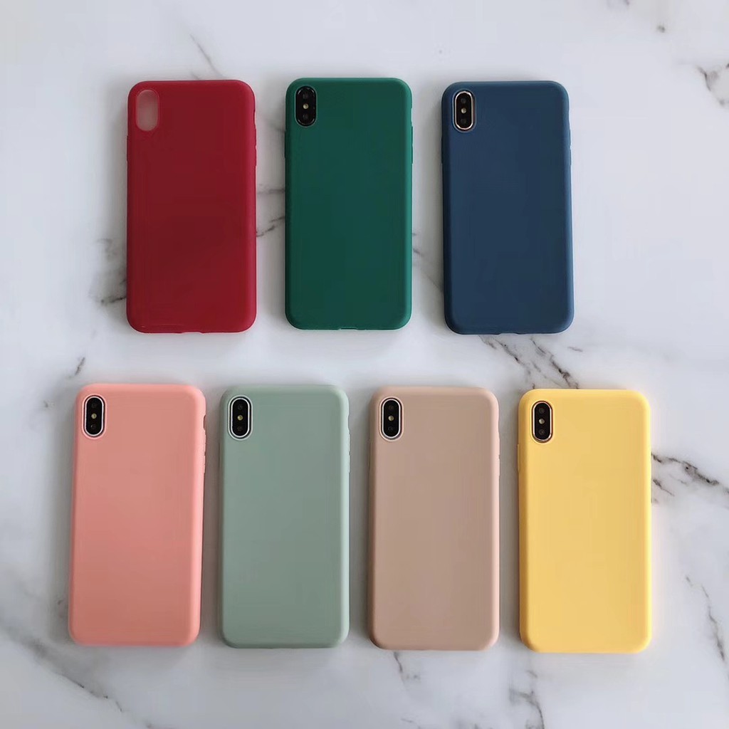 [FULL KHO SLL] Ốp lưng Iphone trơn màu không logo -Ốp iPhone
