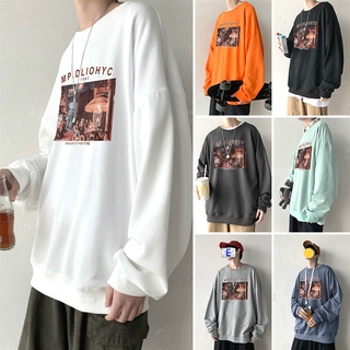 Áo Nỉ Tay Dài In Hình Anime Phong Cách Hip Hop Cho Nam (M-5Xl)