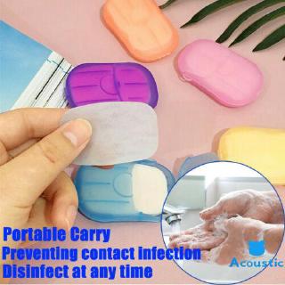 Ÿμ-Soap Paper Sheets, Disposable Hand Washing Foaming Soap Tablets for Travel Camping Hiking