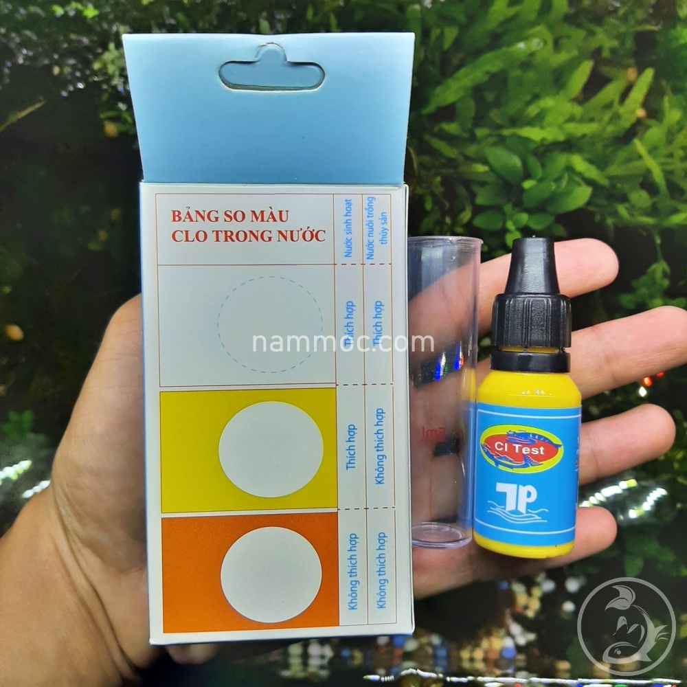 Clo Test Kit - Kiểm Tra Lượng Clo Có Trong Nước Của Bể Cá Cảnh, Thuỷ Sinh (hàng Việt Nam)