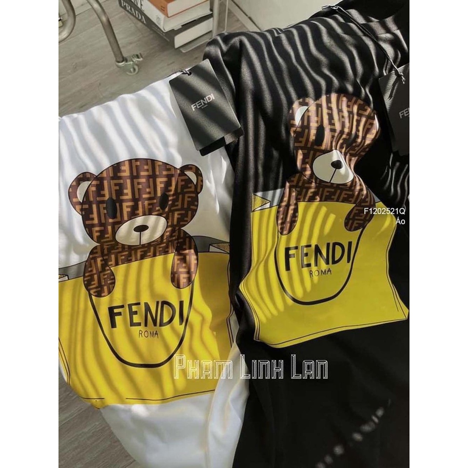 Áo Thun Nữ UNISEX Gấu Nâu Túi Vàng Form Rộng