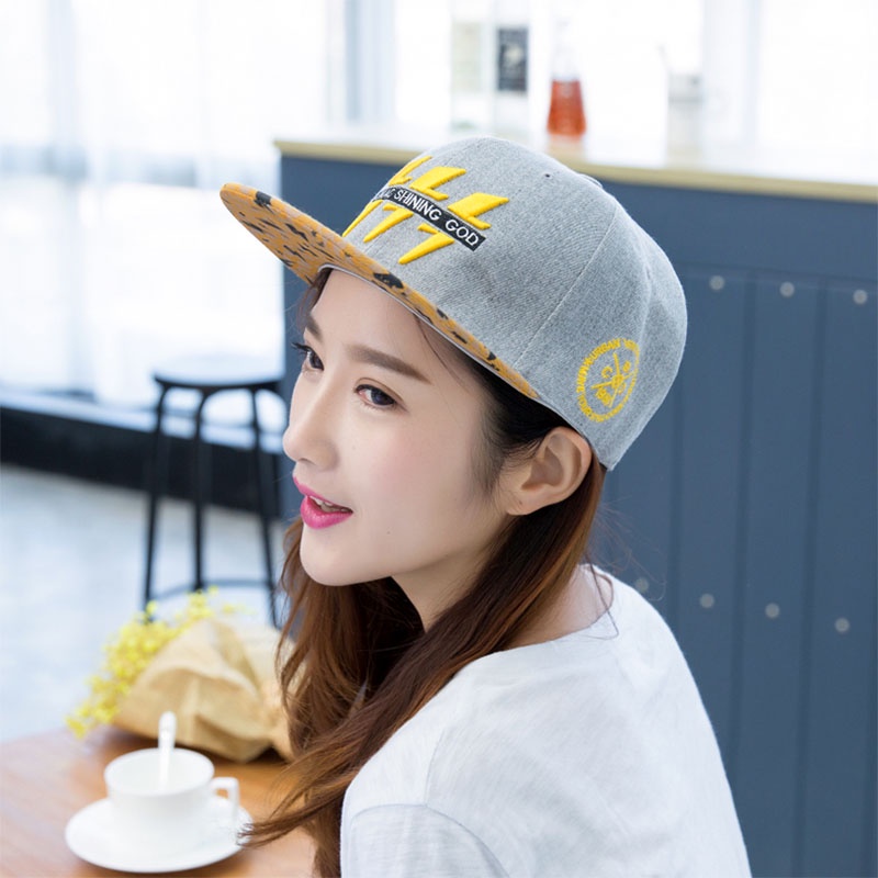 Nón Lưỡi Trai Phong Cách Hip Hop Hàn Quốc Cho Cặp Đôi