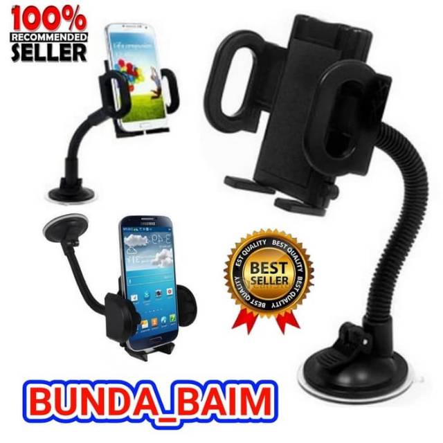 Giá Đỡ Điện Thoại / Thiết Bị Định Vị Gps Bằng Kính Cho Xe Hơi