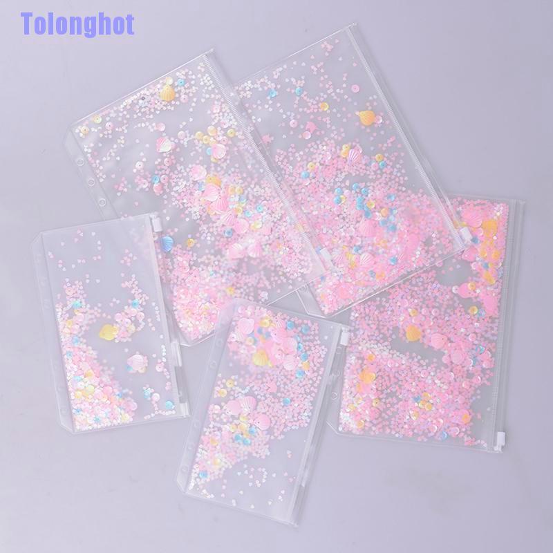 Túi Đựng Tài Liệu Khổ A5 A6 6 Ngăn Bằng Pvc Trong Suốt