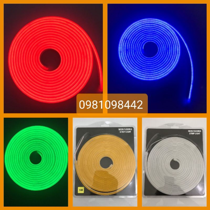 5 MÉT LED NEON 12V DÙNG UỐN HÌNH UỐN CHỮ QUÃNG CÁO