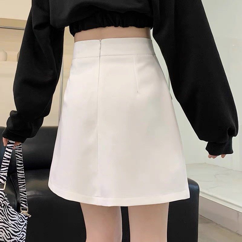 Chân Váy Nhún Xẻ Tà 1 Bên MIRA.CLOSET C020
