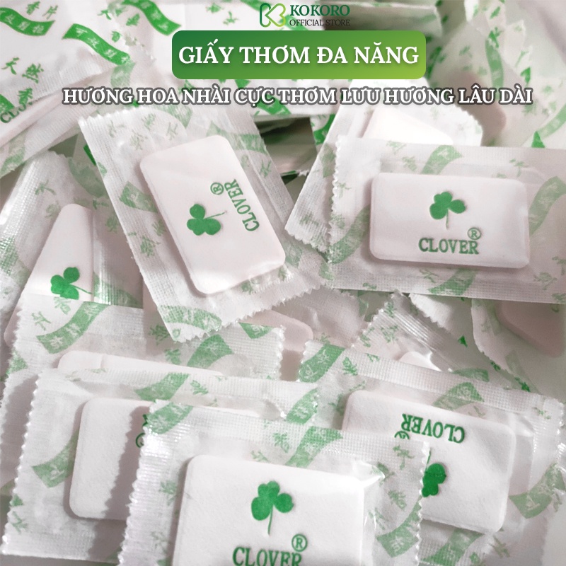 Giấy Thơm Quần Áo, Giấy Thơm CLOVER Chống Nấm Mốc Hương Hoa Nhài