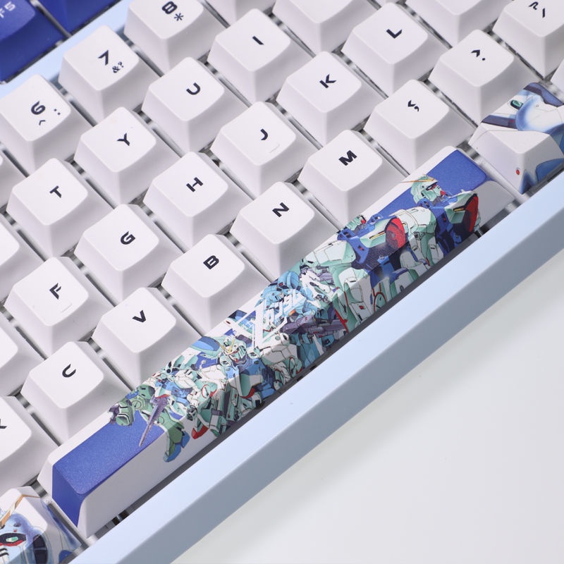 Gundam keycap Cherry Profile Mobile Suit Anime PBT Dye thăng hoa bàn phím cơ keycaps