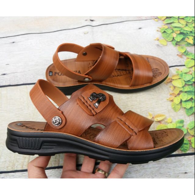 Dép sandals nam da bò mềm mại