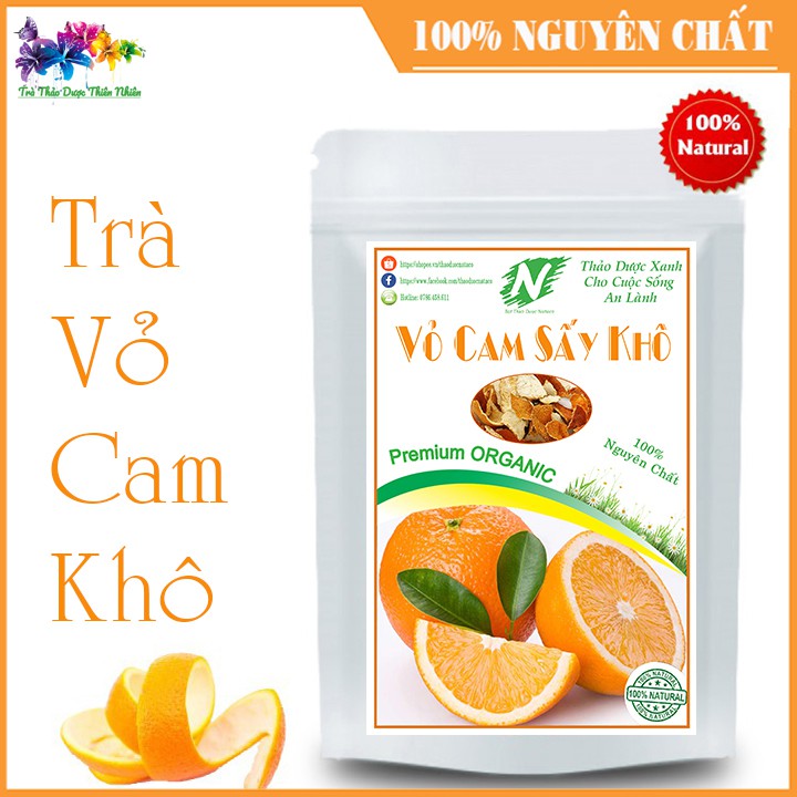 Trà Vỏ Cam Sấy Khô 50g, 100g, 200g