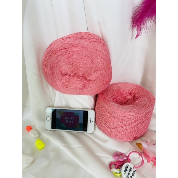 Yarn - Sợi Linen pha Cotton - Sợi Chập - Cỡ sợi từ 0.6mm ~ 0.8mm - Đan móc áo váy mùa hè
