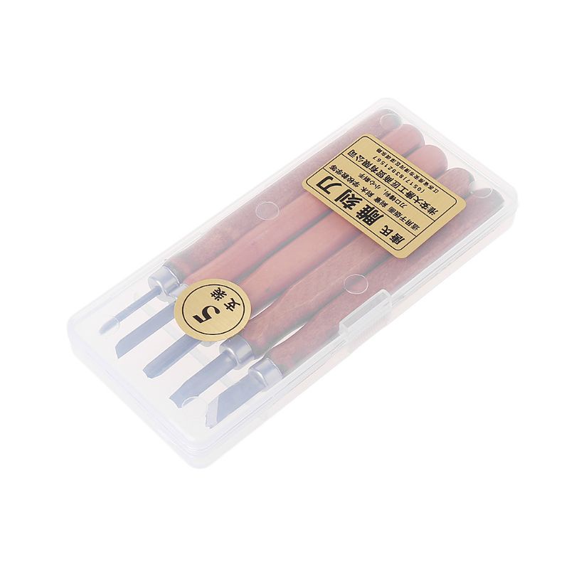 Set 5 Dao Điêu Khắc Gỗ Nghệ Thuật Đa Năng Chuyên Nghiệp