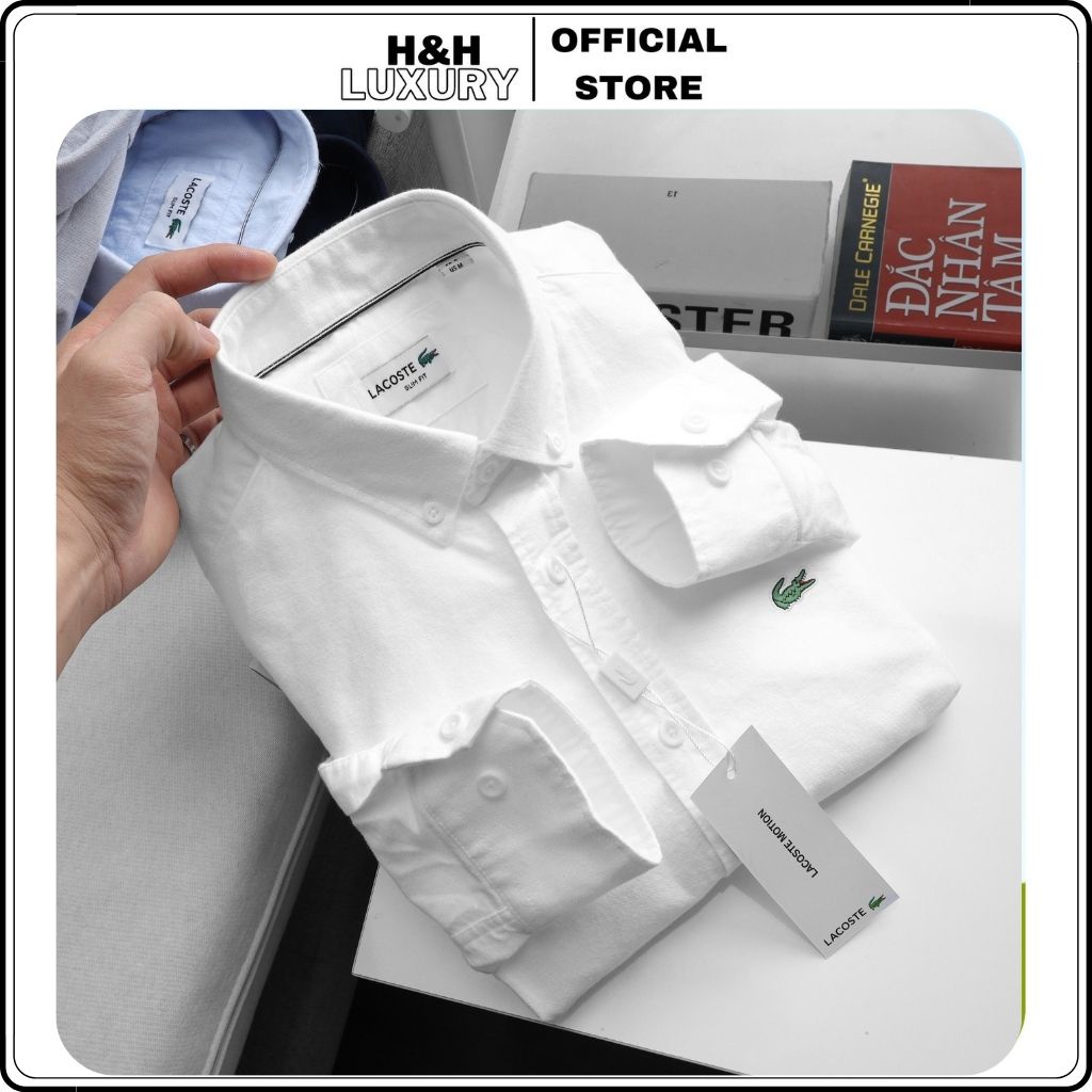 Áo sơ mi nam dài tay , áo sơ mi nam trơn chất liệu oxford cao cấp, trẻ trung lịch lãm