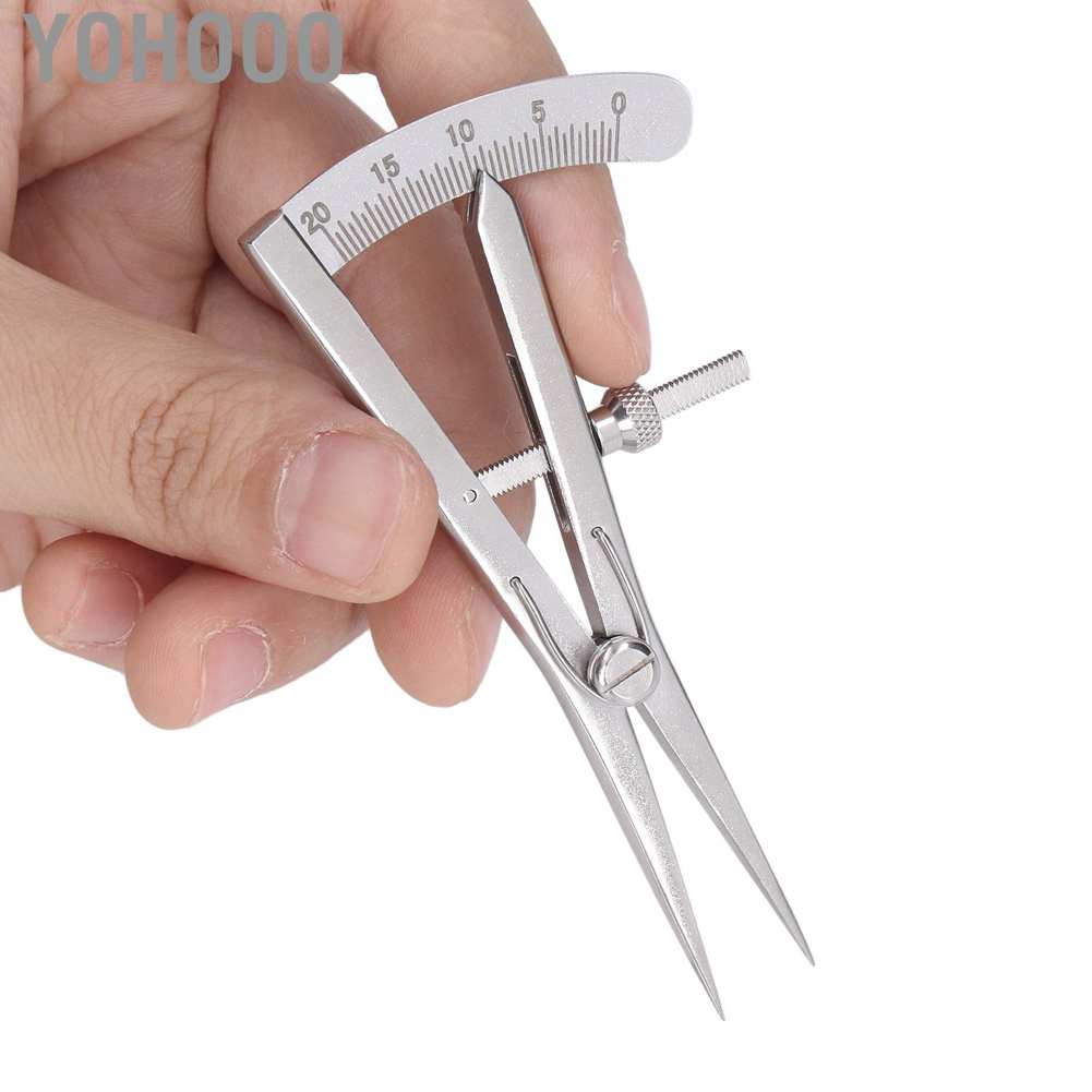 Compa kim loại điều chỉnh được đo đánh dấu đa dụng cho các dự án cắt da thuộc