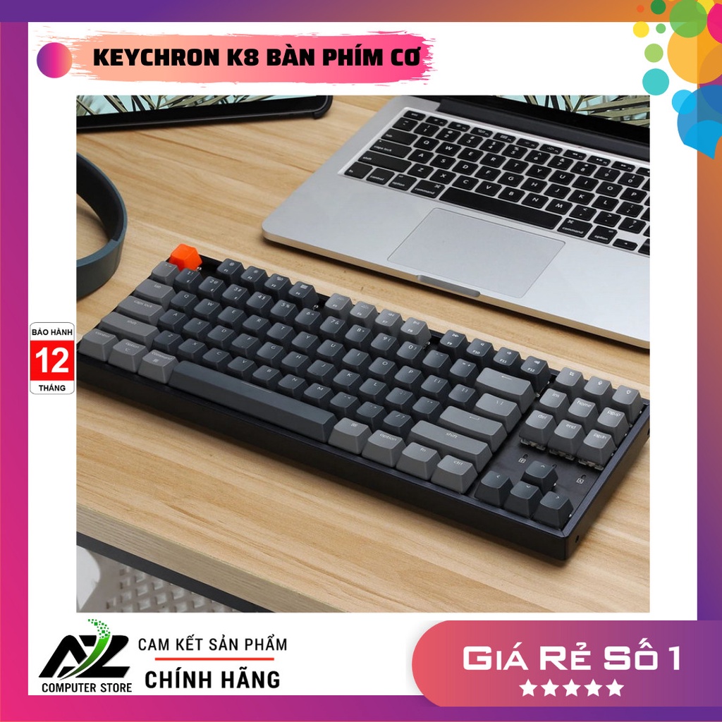 Keychron K8 - Bàn phím cơ Keychron K8 nhôm (Cam kết chính hãng)