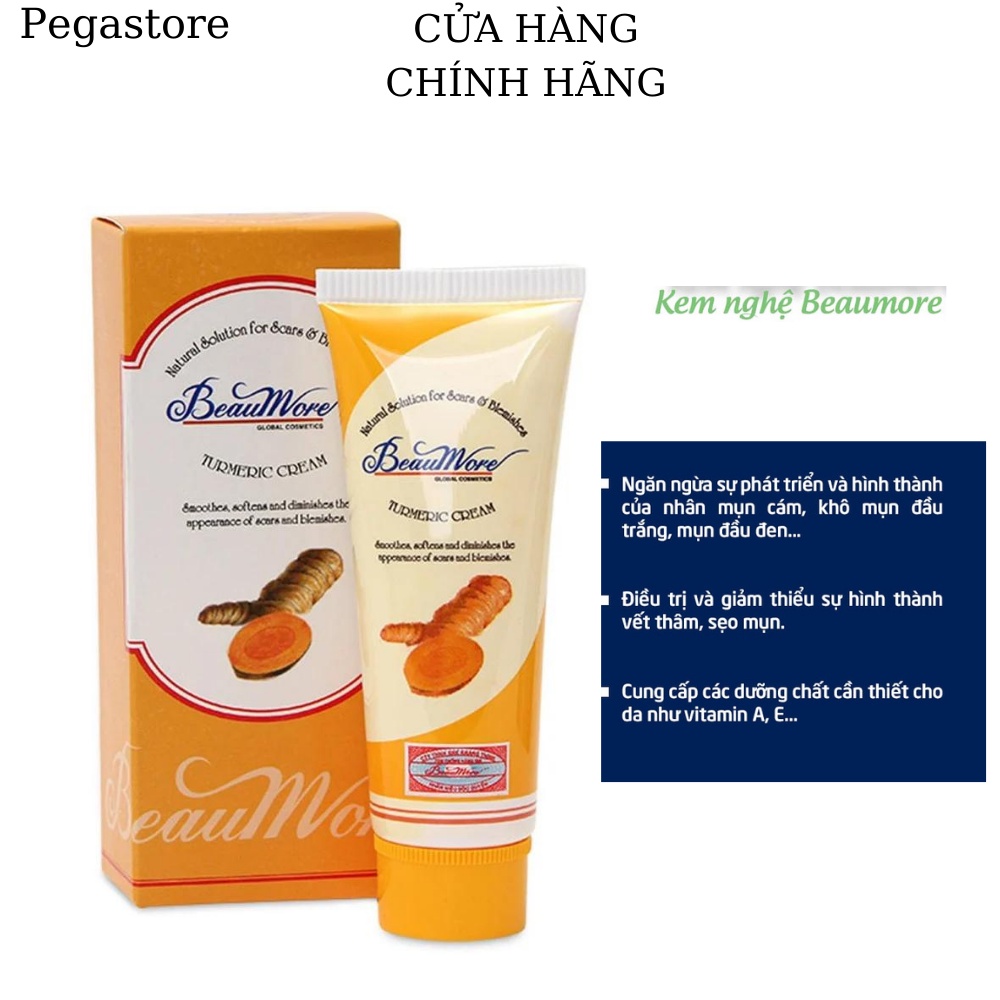 Kem nghệ Beaumore Turmeric Cream 40g -hàng có sẵn