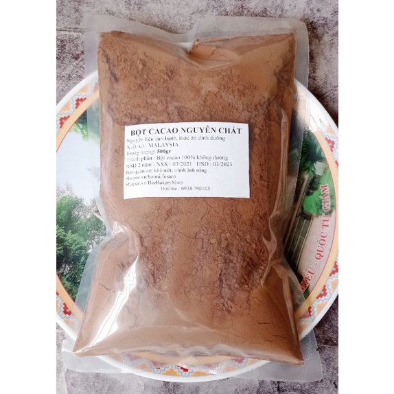 Bột cacao nguyên chất không đường Maylaysia/ Bột ca cao pha chế