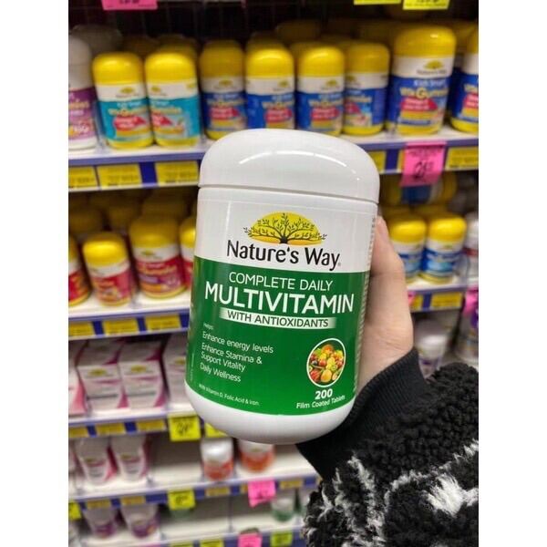 Vitamin tổng hợp tảo biển Complete Daily Multivitamin 200 viên Úc