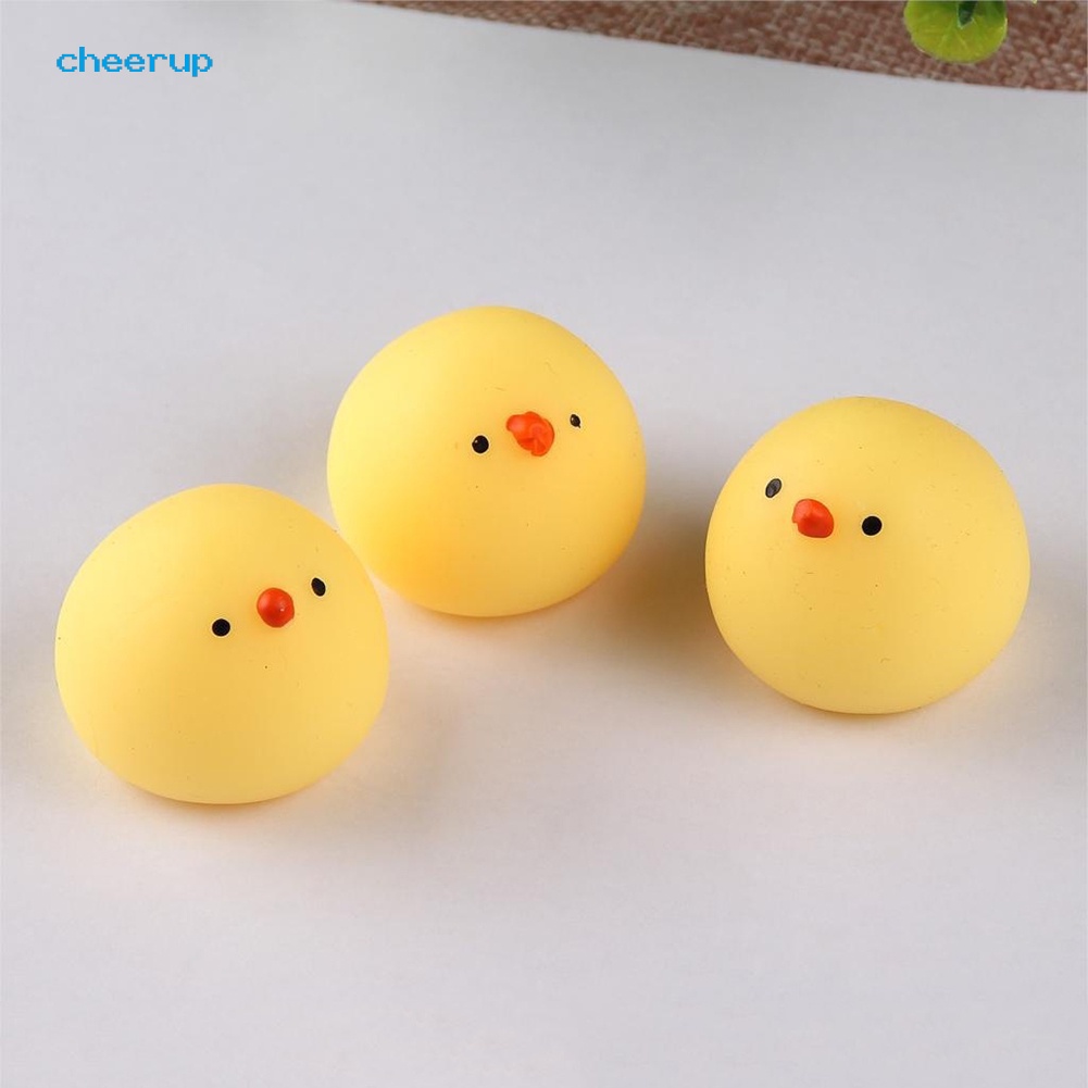 Đồ Chơi Squishy Hình Gà Con Dễ Thương Giúp Giảm Căng Thẳng