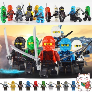 Bộ 12 ninja siêu đẳng ninjago đồ chơi ghép hình lắp ghép thông minh moc
