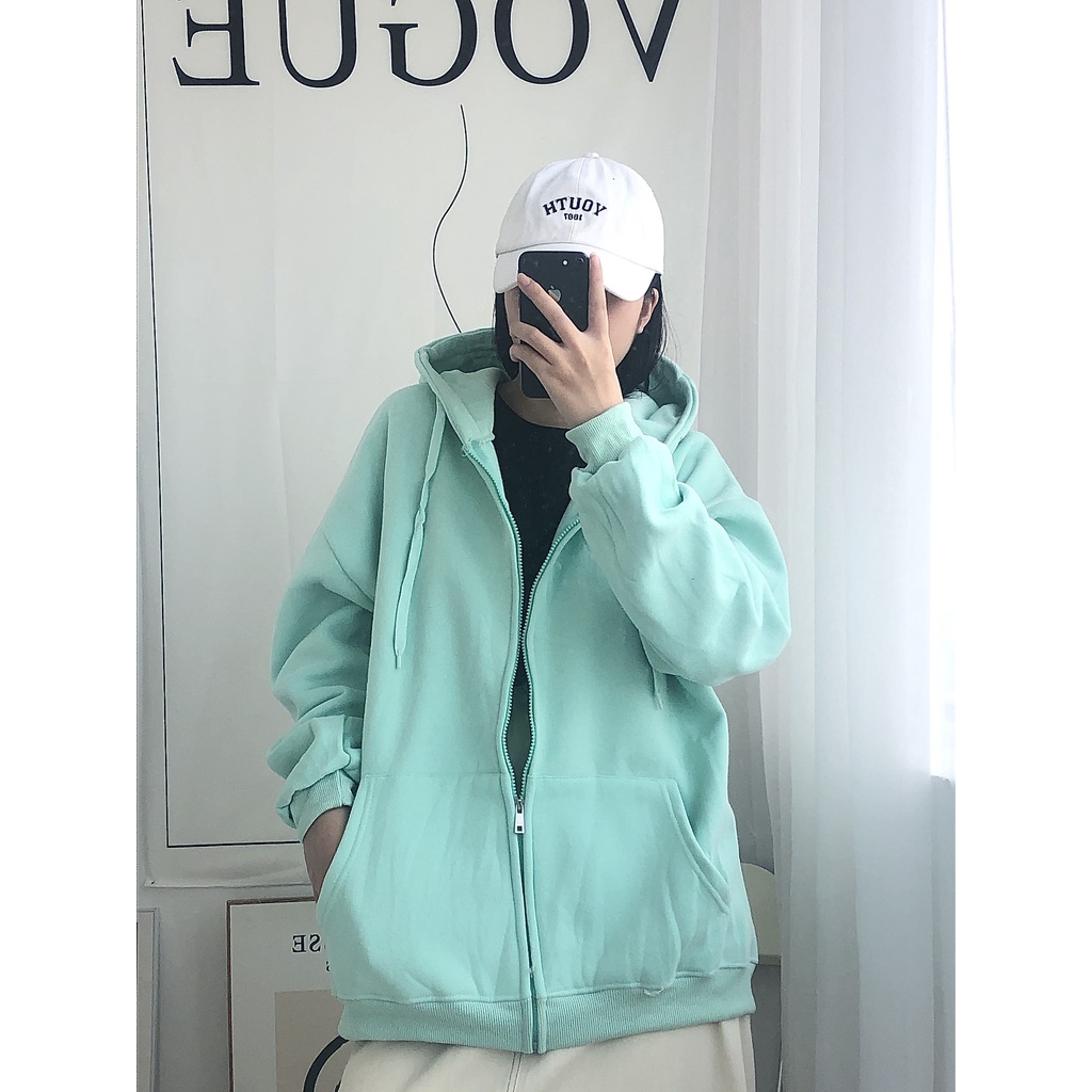 Áo khoác nỉ Hoodie trơn basic ulzzang - Made by Fiin | BigBuy360 - bigbuy360.vn