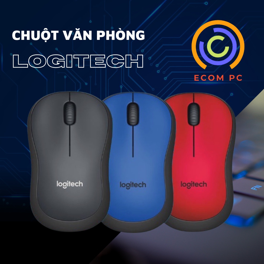Chuột máy tính laptop không dây nhập khẩu Bảo hành 12 tháng Logitech ECOM PC M003