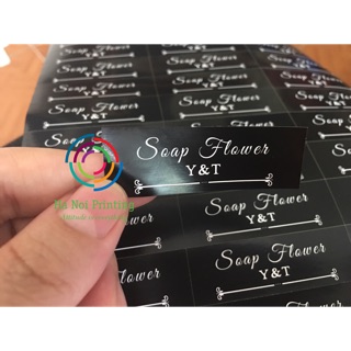 Combo 500 tem dán hoa sáp thiết kế theo yêu cầu HS05