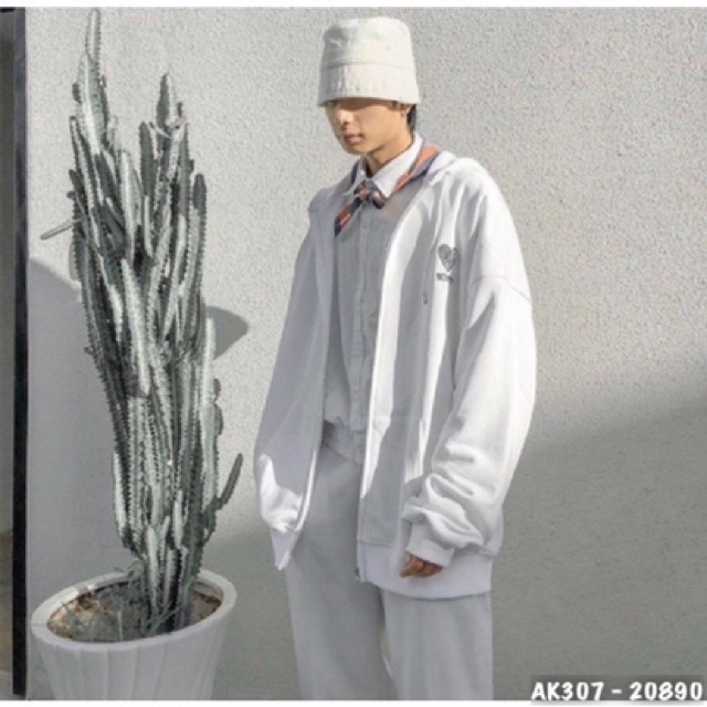 Áo Khoác Nỉ Nam Nữ Thêu Tim Hàn Siêu Hot Nỉ Ngoại Dày Dặn Bomber Jackets Nỉ Form Rộng Unisex THÊU TIM - AK3307 | BigBuy360 - bigbuy360.vn