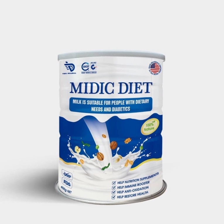 Sữa hạt dành riêng cho người tiểu đường Midic Diet