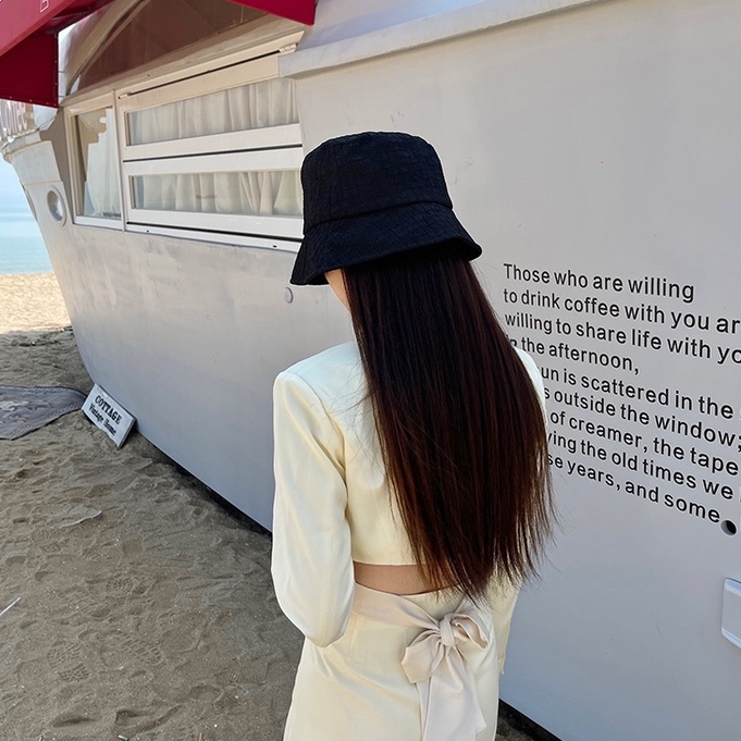 Mũ Xô Mỏng Che Nắng Mùa Hè Dạng Gập Hai Mặt Phong Cách Thời Trang Chất Lượng Cao Cho Nữ