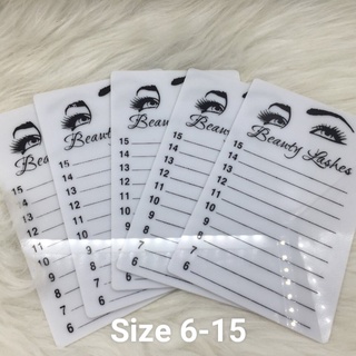 Miếng meka dán line mi có đánh số - Dụng cụ nối mi Đức Eyelashs