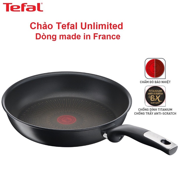 Chảo chiên Tefal Unlimited 20cm, 22cm, 26cm, 28cm